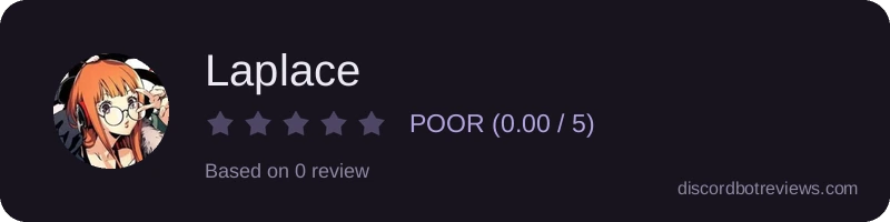 Rating widget preview for Laplace