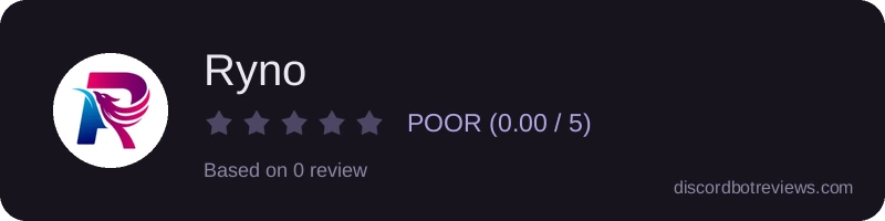 Rating widget preview for Ryno