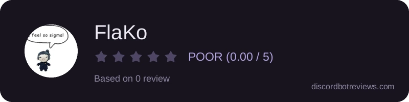 Rating widget preview for FlaKo