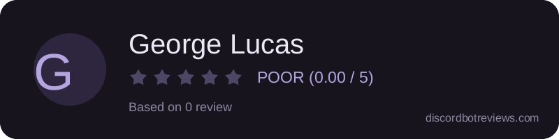 Rating widget preview for George Lucas
