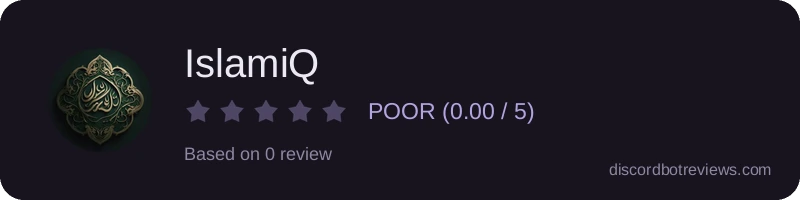 Rating widget preview for IslamiQ