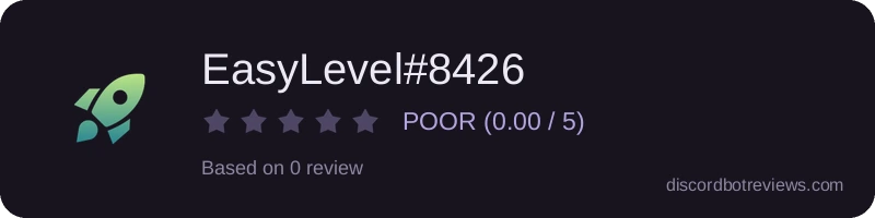 Rating widget preview for EasyLevel#8426