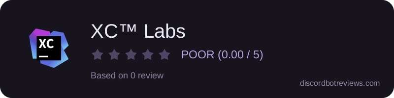 Rating widget preview for XC™ Labs