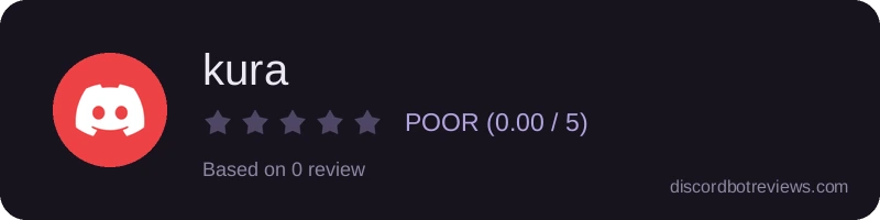 Rating banner for kura