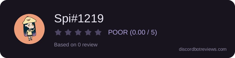 Rating widget preview for Spi#1219
