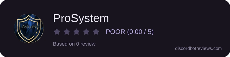 Rating widget preview for ProSystem