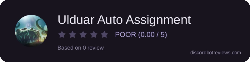Rating widget preview for Ulduar Auto Assignment