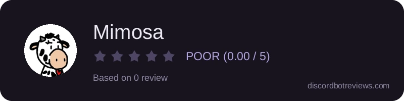 Rating widget preview for Mimosa