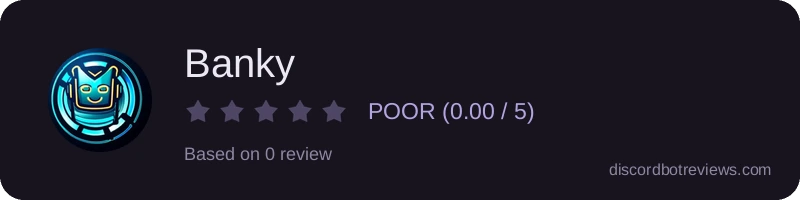 Rating widget preview for Banky