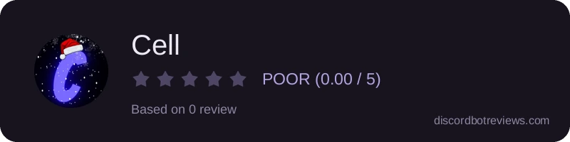 Rating widget preview for Cell