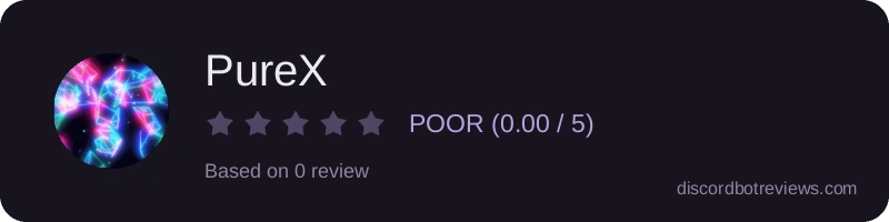 Rating widget preview for PureX