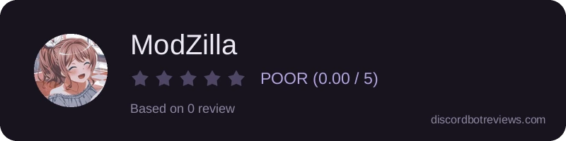 Rating widget preview for ModZilla