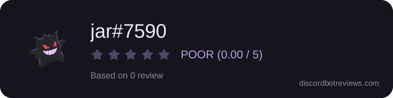 Rating widget preview for jar#7590