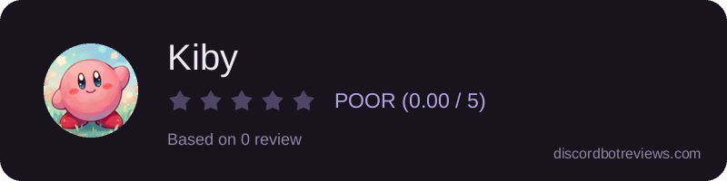 Rating banner for Kiby