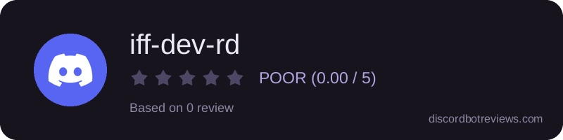 Rating widget preview for iff-dev-rd