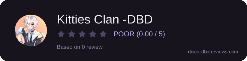 Rating widget preview for Kitties Clan -DBD