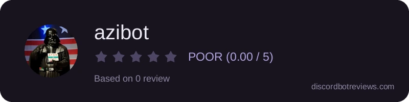 Rating widget preview for azibot