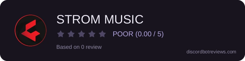 Rating banner for STROM MUSIC