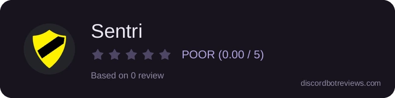 Rating widget preview for Sentri