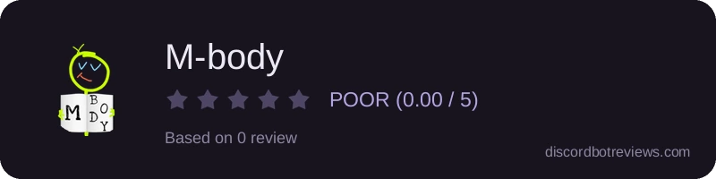 Rating widget preview for M-body