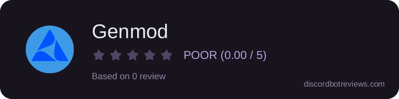 Rating widget preview for Genmod