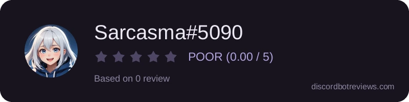 Rating widget preview for Sarcasma#5090