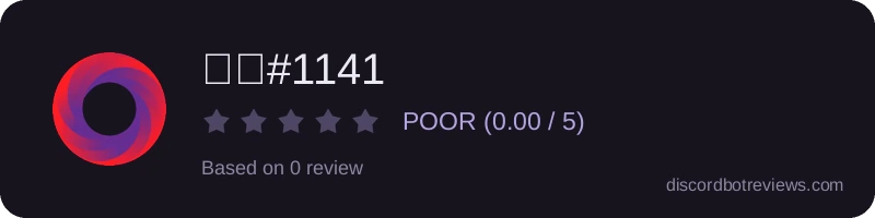 Rating widget preview for 치누#1141