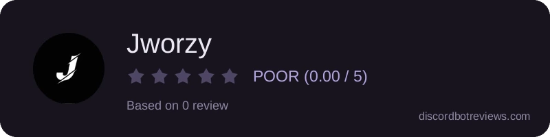 Rating widget preview for Jworzy
