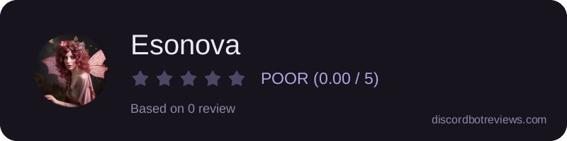 Rating widget preview for Esonova