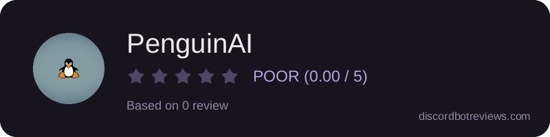 Rating banner for PenguinAI