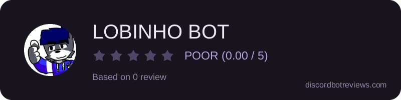 Rating banner for LOBINHO BOT