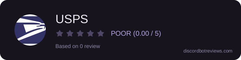 Rating widget preview for USPS