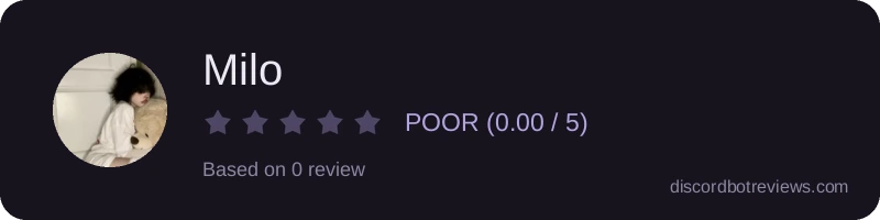Rating widget preview for Milo