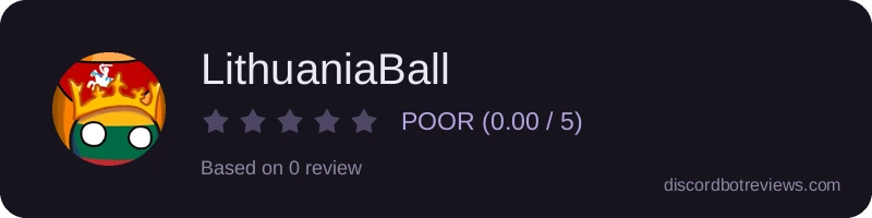 Rating widget preview for LithuaniaBall