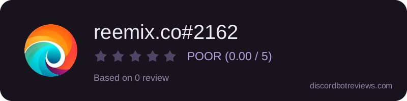 Rating widget preview for reemix.co#2162