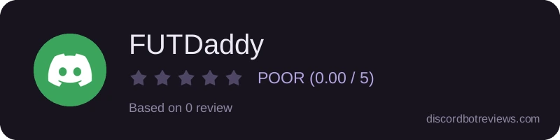 Rating banner for FUTDaddy