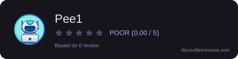 Rating widget preview for Pee1