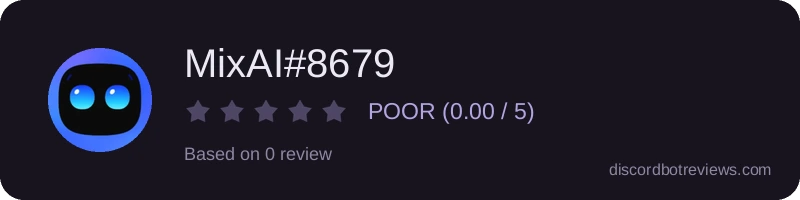 Rating widget preview for MixAI#8679