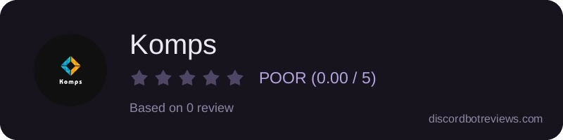Rating banner for Komps