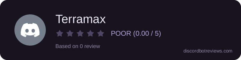 Rating banner for Terramax