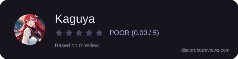 Rating widget preview for Kaguya