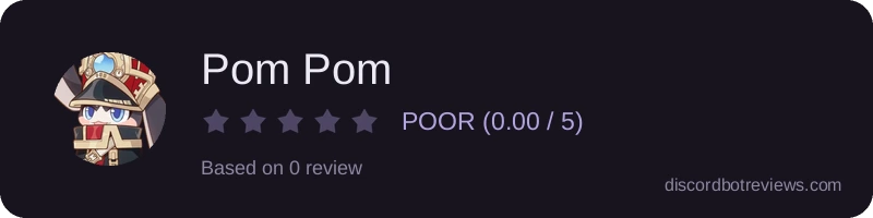 Rating widget preview for Pom Pom