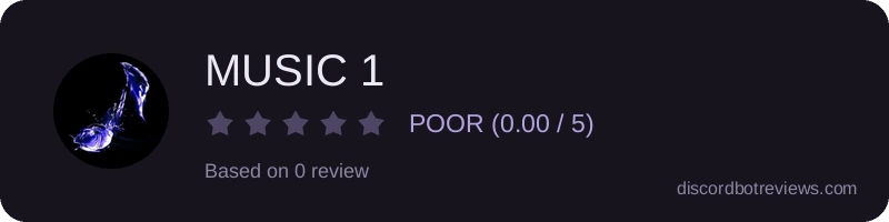 Rating banner for MUSIC 1