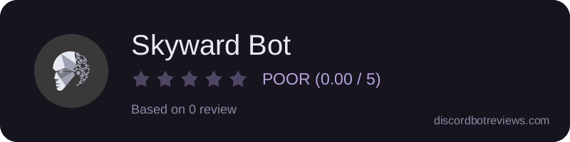 Rating widget preview for Skyward Bot