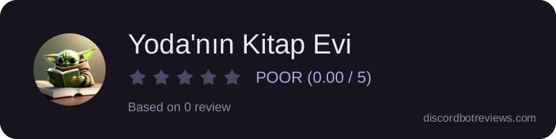Rating widget preview for Yoda'nın Kitap Evi