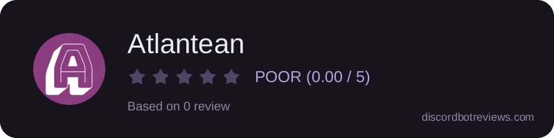 Rating widget preview for Atlantean