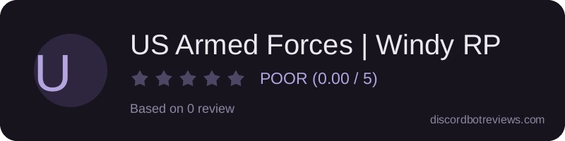 Rating widget preview for US Armed Forces | Windy RP