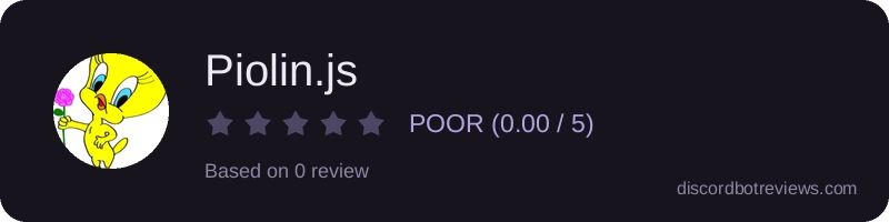 Rating banner for Piolin.js