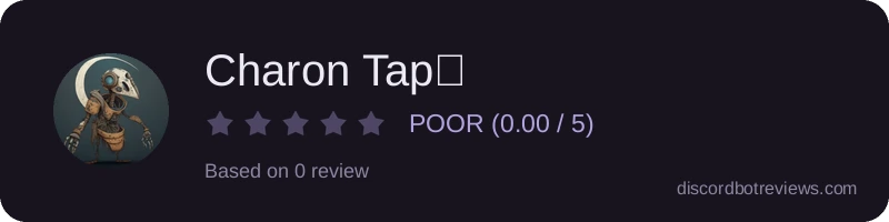 Rating widget preview for Charon Tap✨