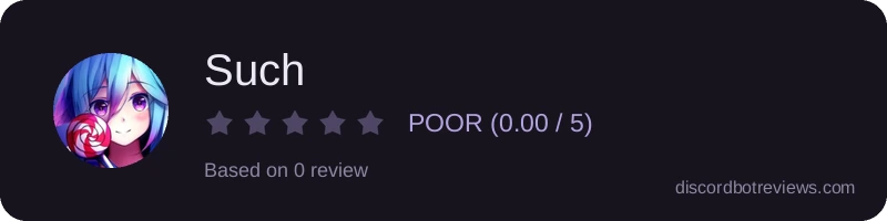 Rating widget preview for Such